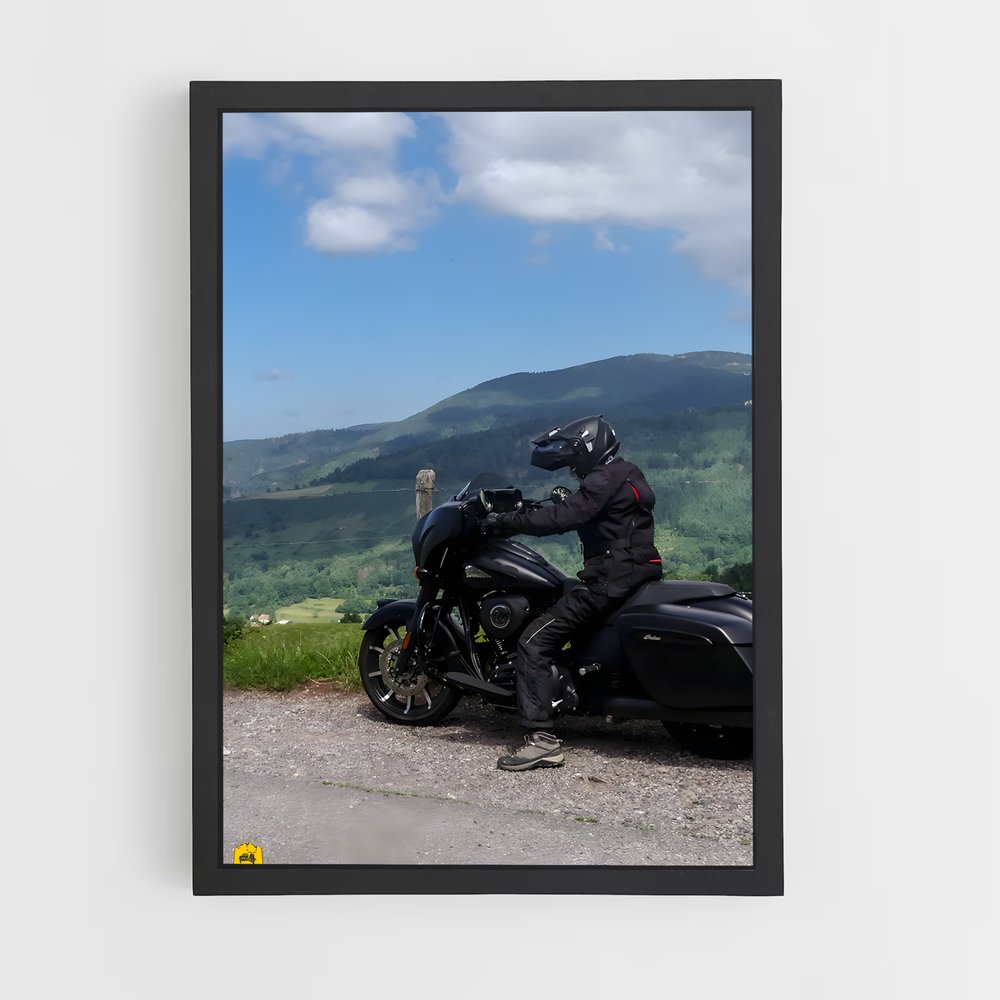 Poster L'Esprit du Chevalier – affiche Indian Motorcycle (vue 2)